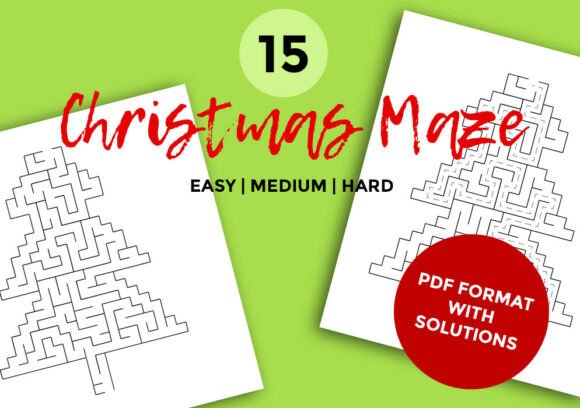 15 Christmas Tree Maze