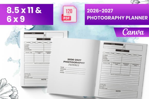 2026-2027 Photography Planner KDP