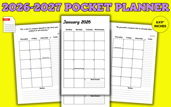2026-2027 Two Years Pocket Planner KDP: A Strategic Tool for Purposeful Planning