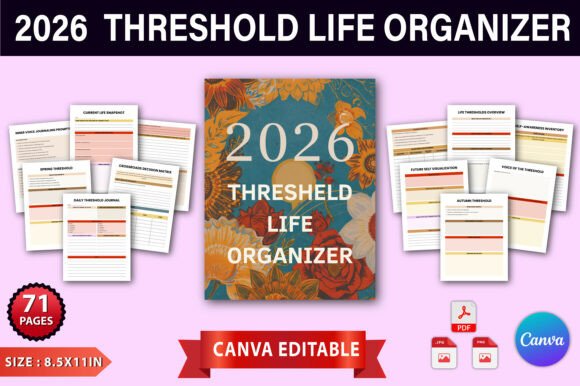 2026 Threshold Life Organizer: A Tool for Mindful Growth and Purpose