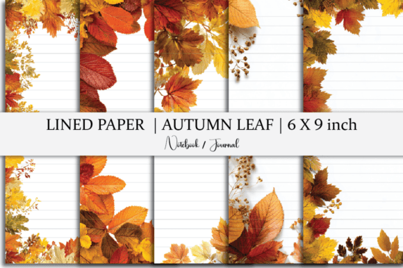 Autumn Leaf Notebook Lined Paper: A Thoughtful Choice for Creative and Organized Work