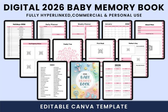 Digital 2026 Baby Memory Book KDP: A Thoughtful Way to Capture Your Baby’s First Year