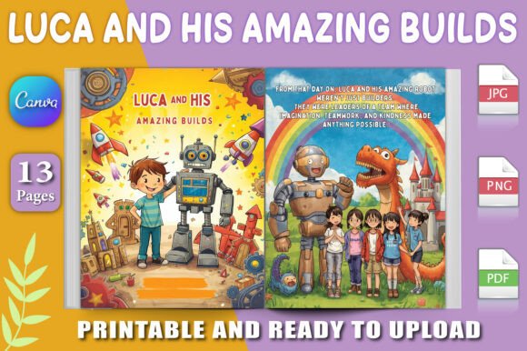 Luca and His Amazing Builds: A Creative Journey for Young Minds