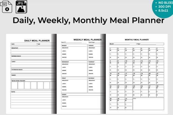 Master Your Time with Daily, Weekly and Monthly Planner