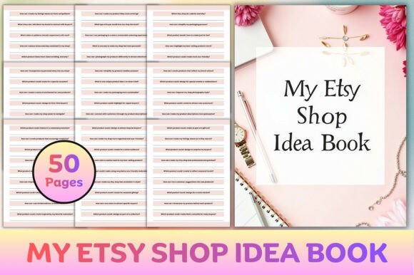 My Etsy Shop Idea Book