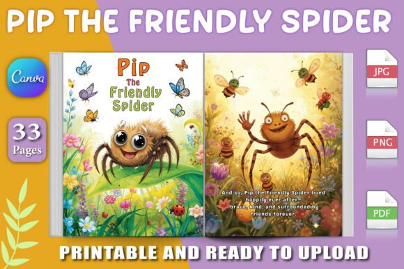 Pip the Friendly Spider Story Book