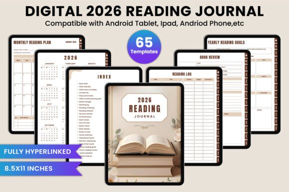 The 2026 Digital Reading Journal Bundle: A Must-Have for Modern Book Enthusiasts