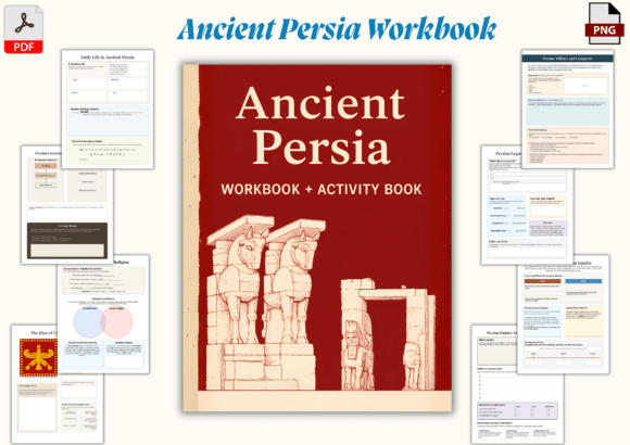 Uncover the Legacy of Ancient Persia with the Ancient Persia Workbook Activity Book