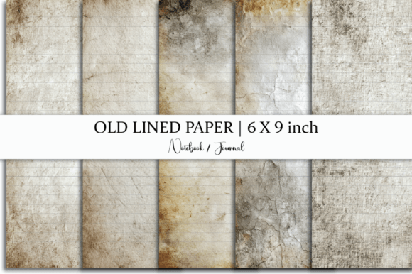 Vintage Grungy Lined Paper Notebook: A Timeless Tool for Creativity and Organization