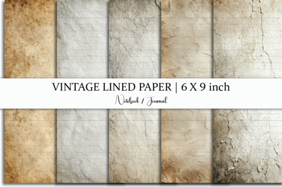 Vintage Grungy Lined Paper Old Page: A Timeless Tool for Creativity and Organization