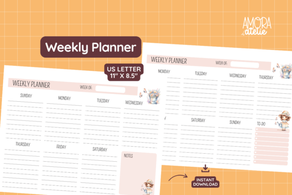 Weekly Planner Set - 2 Styles